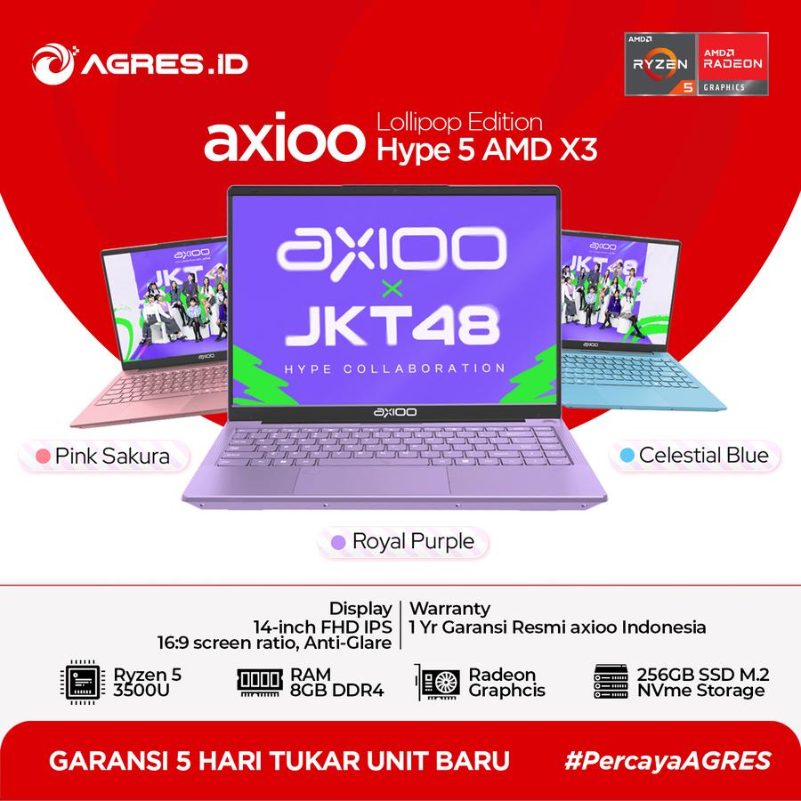 Jual Axioo Hype 5 AMD JKT48 X3 Lollipop | Ryzen 5 3500 8GB 256GB ...