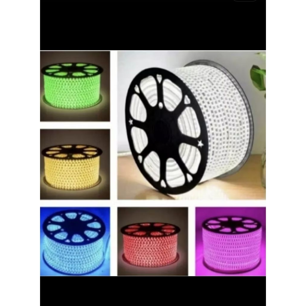 Jual Lampu Led Strip Selang Smd 5050 100 Meter // Lampu Plafon Ceiling ...