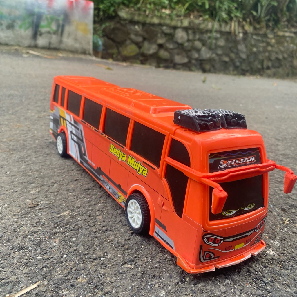 Jual Miniatur Bis Plastik RKC Modifikasi Sedya Mulya | Shopee Indonesia