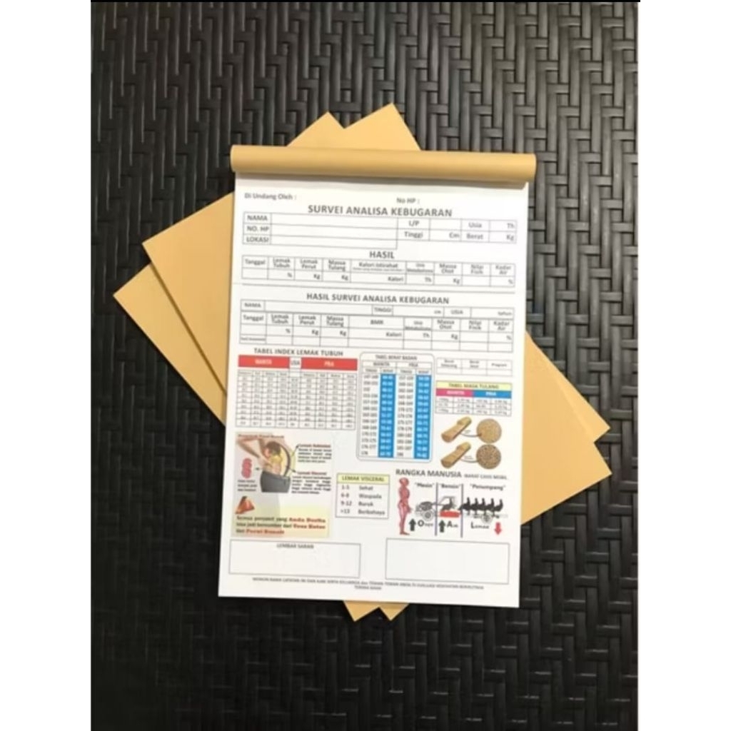 Jual Buku WE PDNC analisa kebugaran buku timbang | Shopee Indonesia