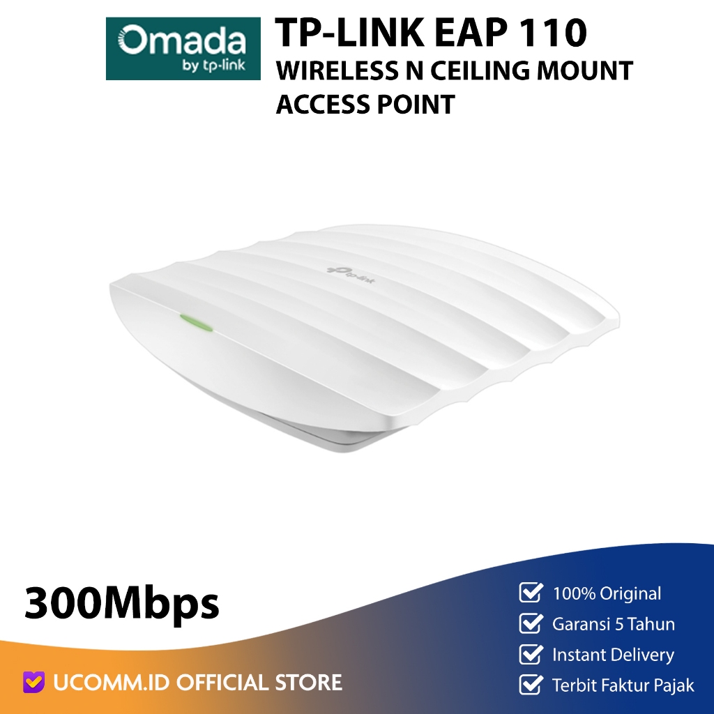 Jual TP-LINK Omada EAP 110 EAP110 Wireless N Ceiling Mount Access Point ...