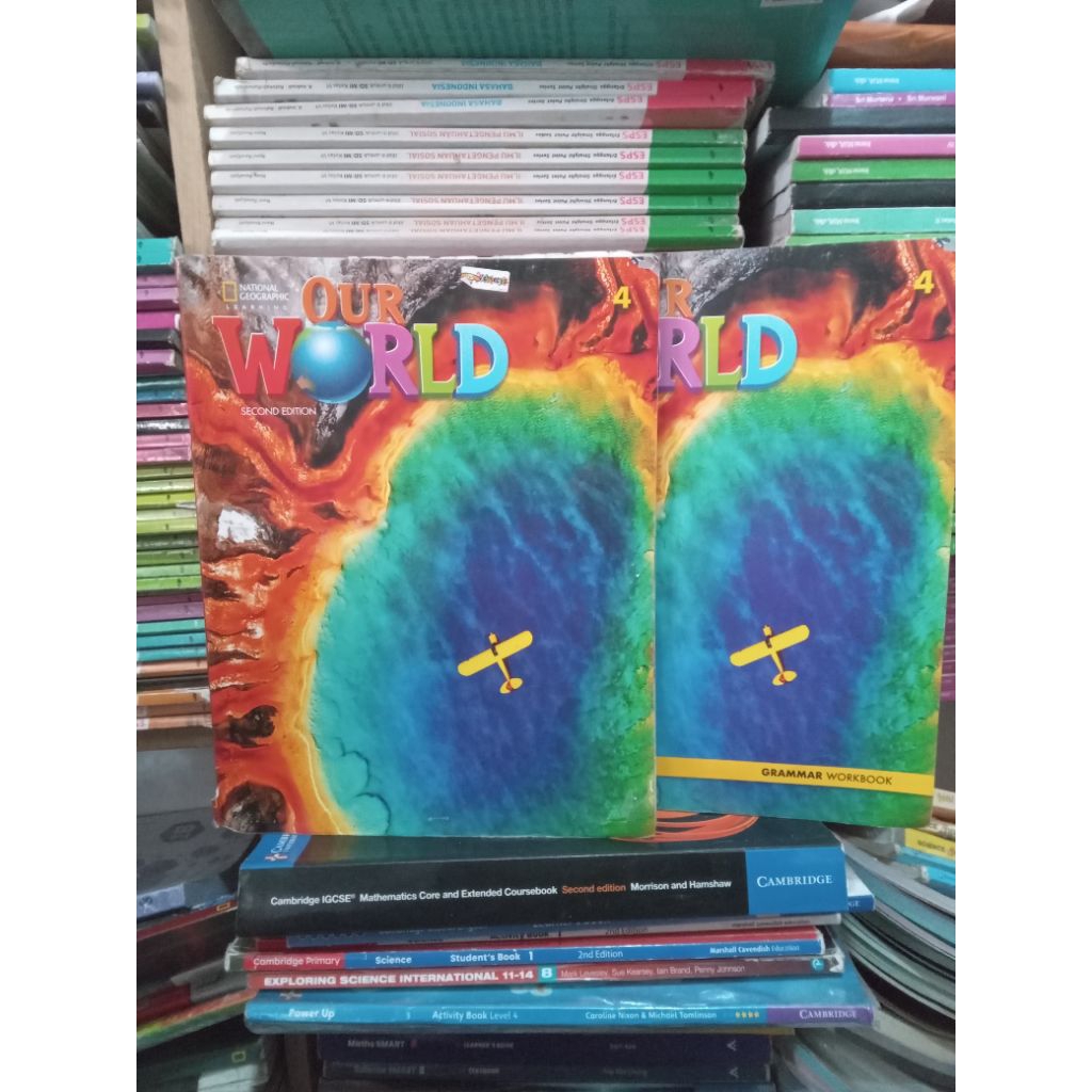 Jual Our World 4 Second Edition Textbook & Workbook | Shopee Indonesia