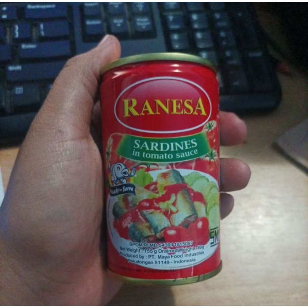 Jual Ranesa Sardines 1 dus 155gram | Shopee Indonesia