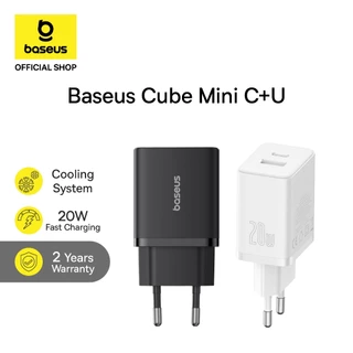 Baseus Charger Mini Cube Fast Charging C+U 20W EU BCT Cooling System