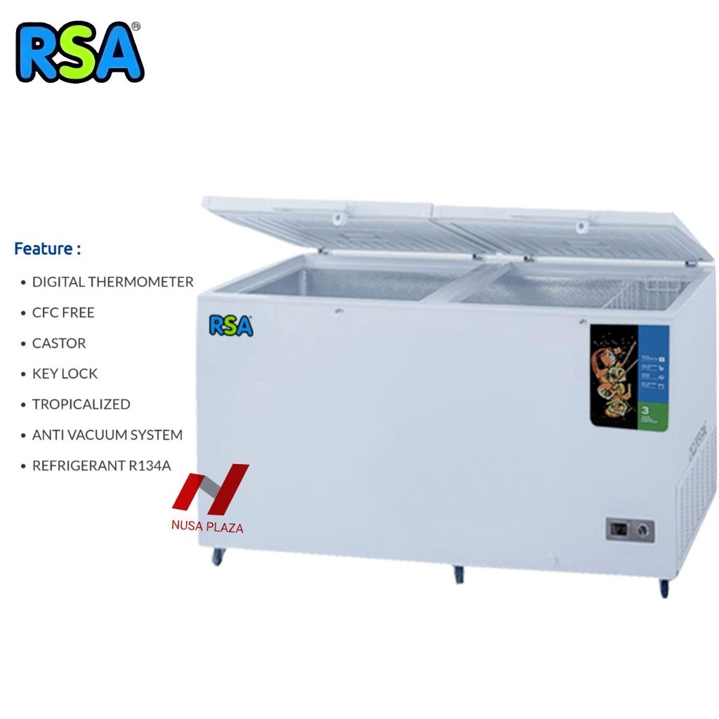 Jual CHEST FREEZER RSA CF-600H 500 Liter | Shopee Indonesia