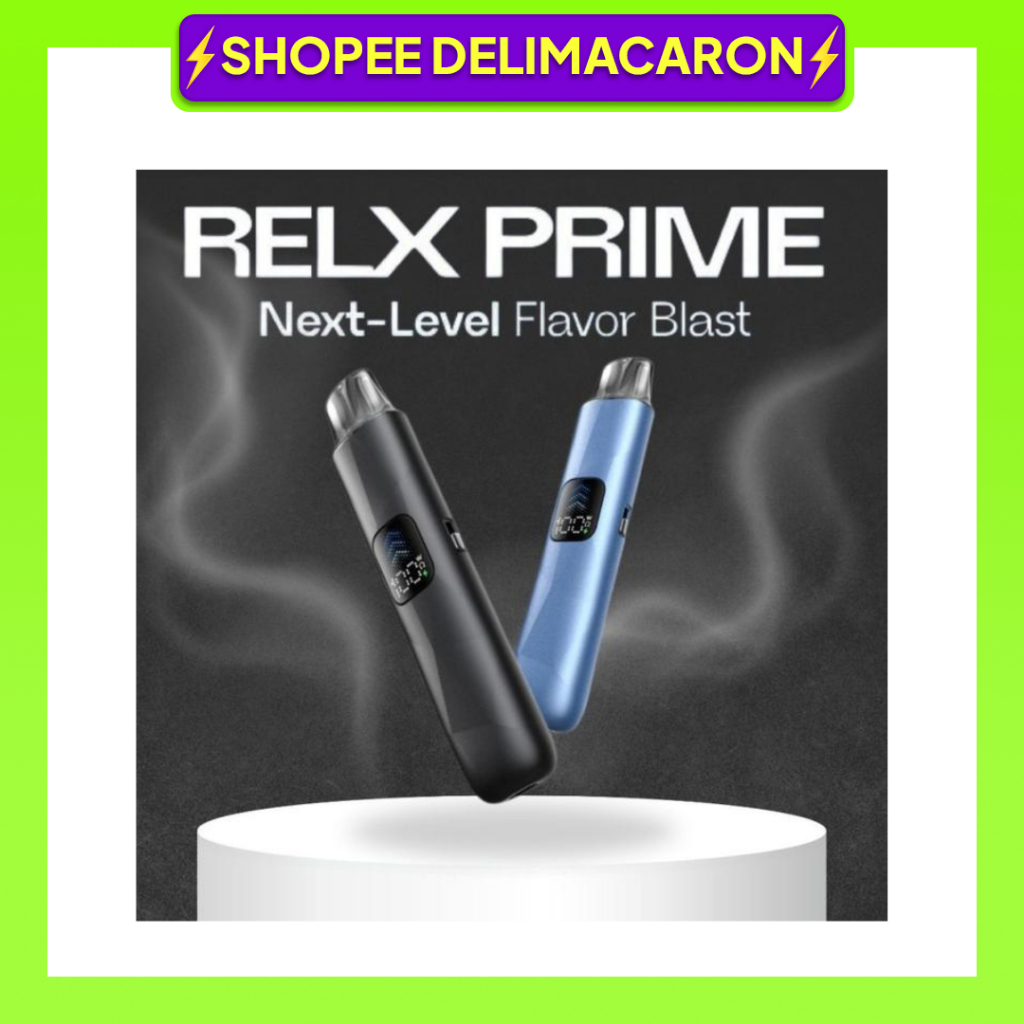 Jual RELX PRIME POD KIT NEW PRODUCT BY RELX NEXT LEVEL FLAVOUR BLAST ...