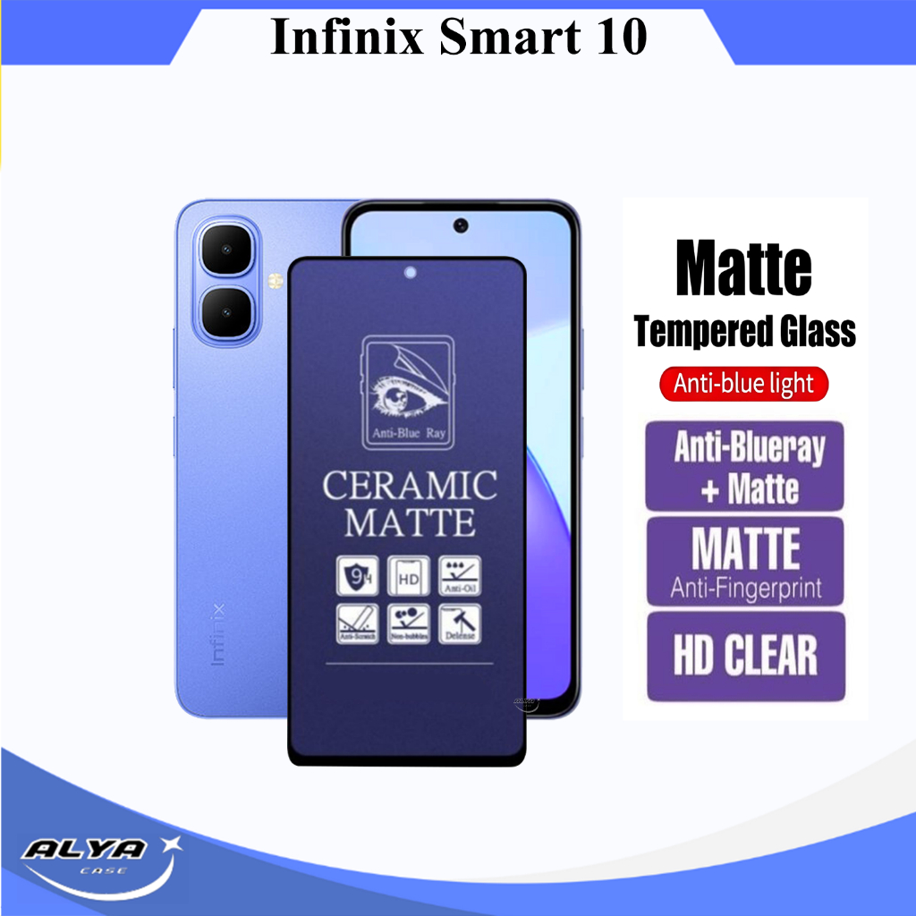 Jual Anti Gores Infinix Smart 10 10 Plus Tempered Glass Full Cover ...