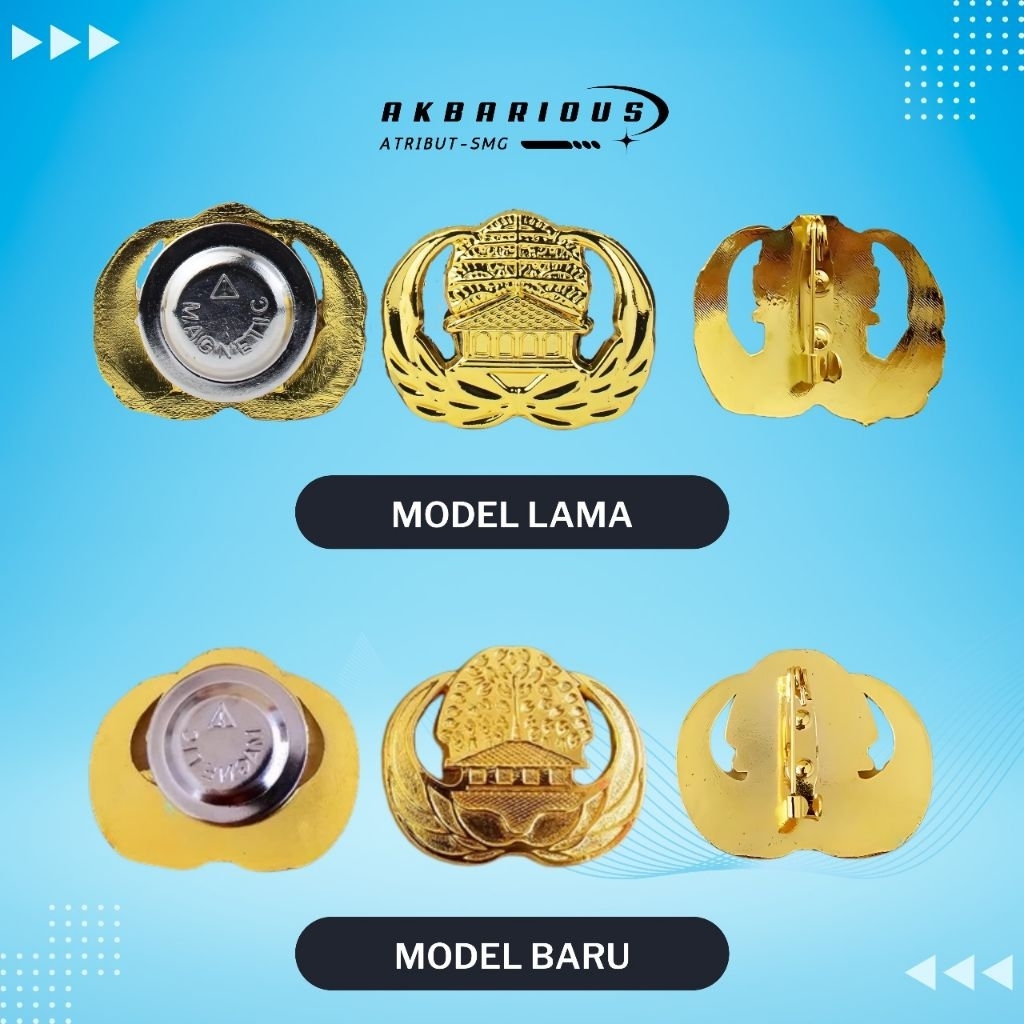 Jual Paket Bundling Pin Korpri + Nametag | Shopee Indonesia