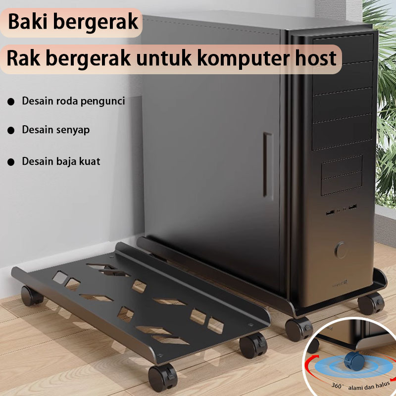 Jual Rak Roda CPU Meja Komputer/Cubic Tray Komputer / Dudukan CPU ...