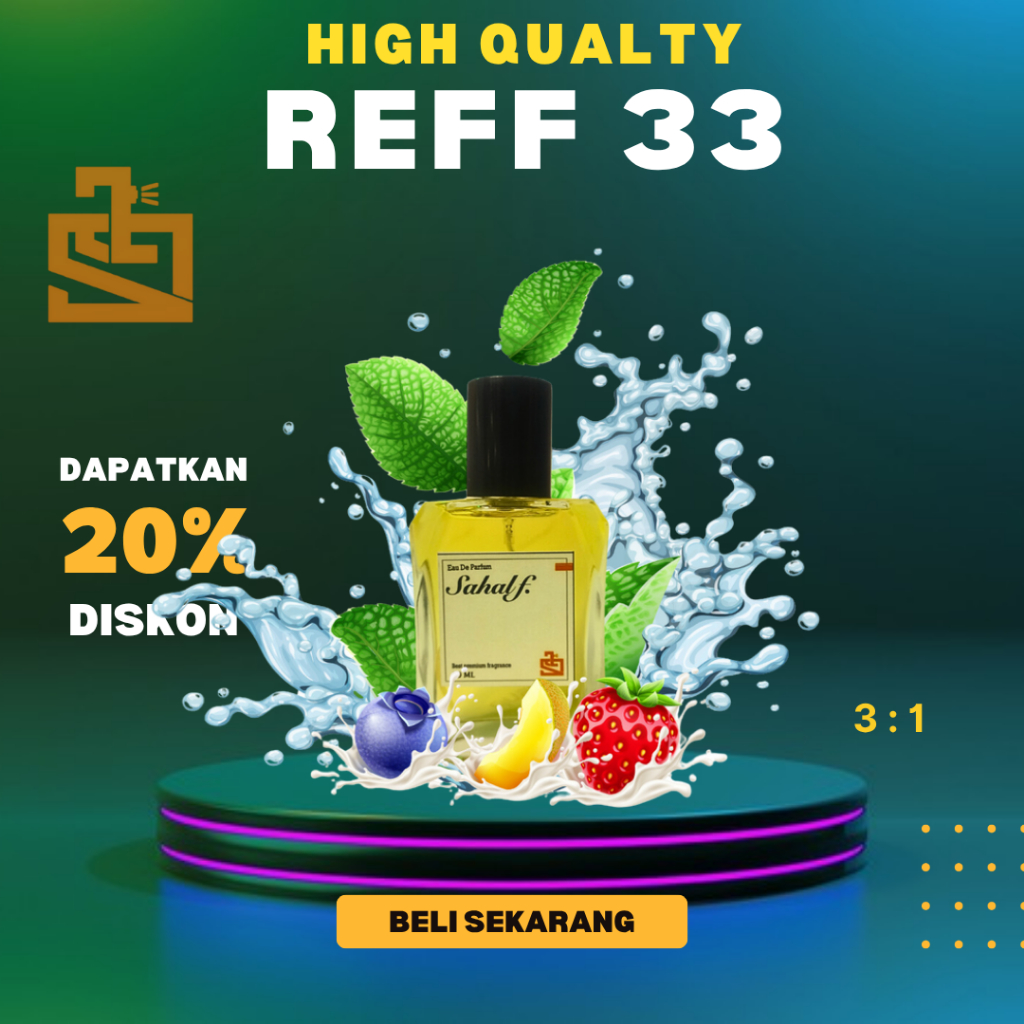 Jual Sahalf Parfum | Parfum REFF 33 | Perfume Pria Wanita Tubuh Wangi ...
