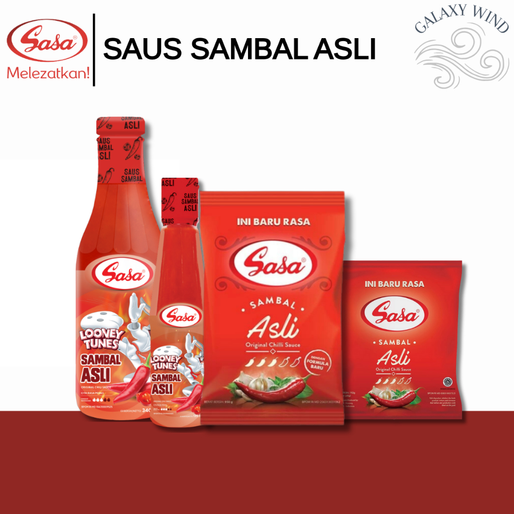 Jual SASA SAUS SAMBAL ASLI - ORIGINAL CHILLI SAUCE | Shopee Indonesia