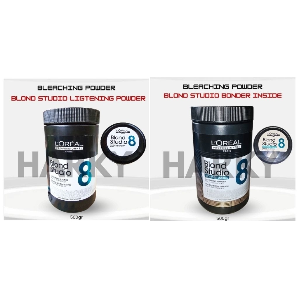 Jual Loreal Bleaching Powder Blond Studio 500gr / Bleaching Pewarna ...
