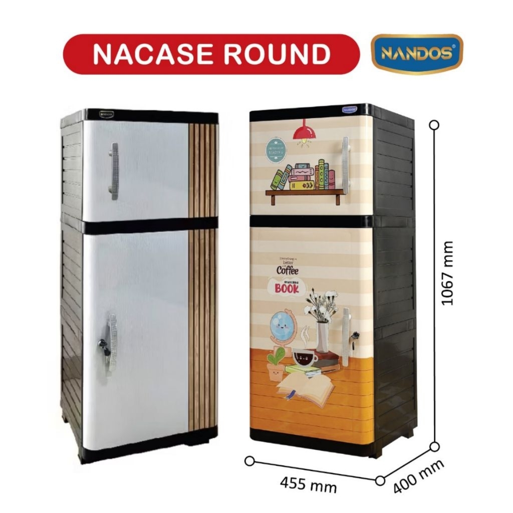 Jual Lemari Plastik Naiba/Nandos Lemari pakaian nacase Round mini