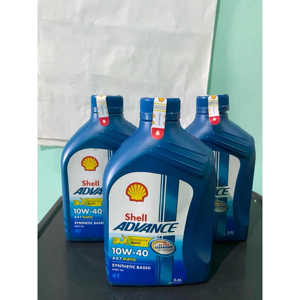 Jual SHELL ADVANCE 10W-40 AX7 MATIC 800ml | Shopee Indonesia