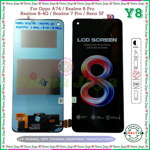 Jual Lcd Touchscreen Oppo A74 (4G) / Reno 5F / Realme 8 Pro / Realme 8 ...