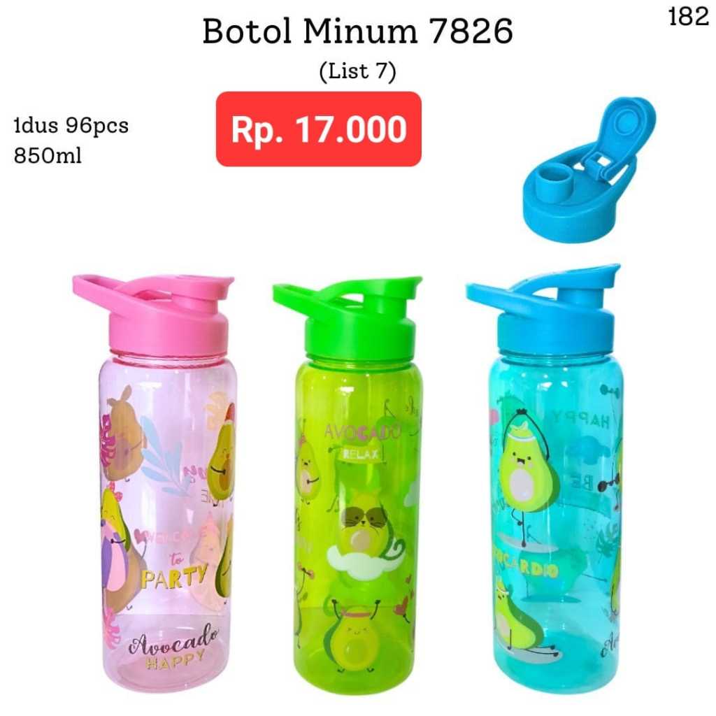 Jual Botol Minum Model Teguk Botol Minum Anak Dewasa Teguk 850ml BPA ...