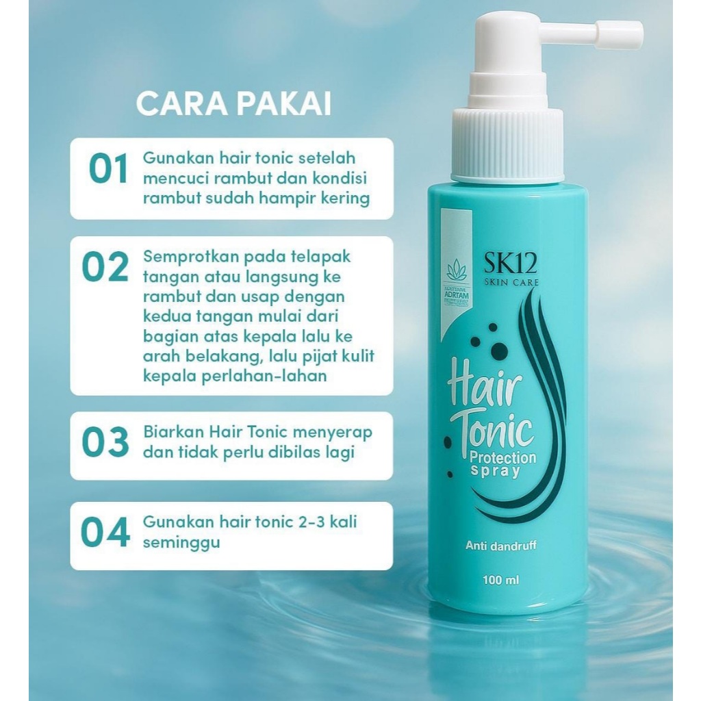 Jual Hair Tonic Spray SR12 Mengurangi Kerontokan Rambut dan Merawat ...