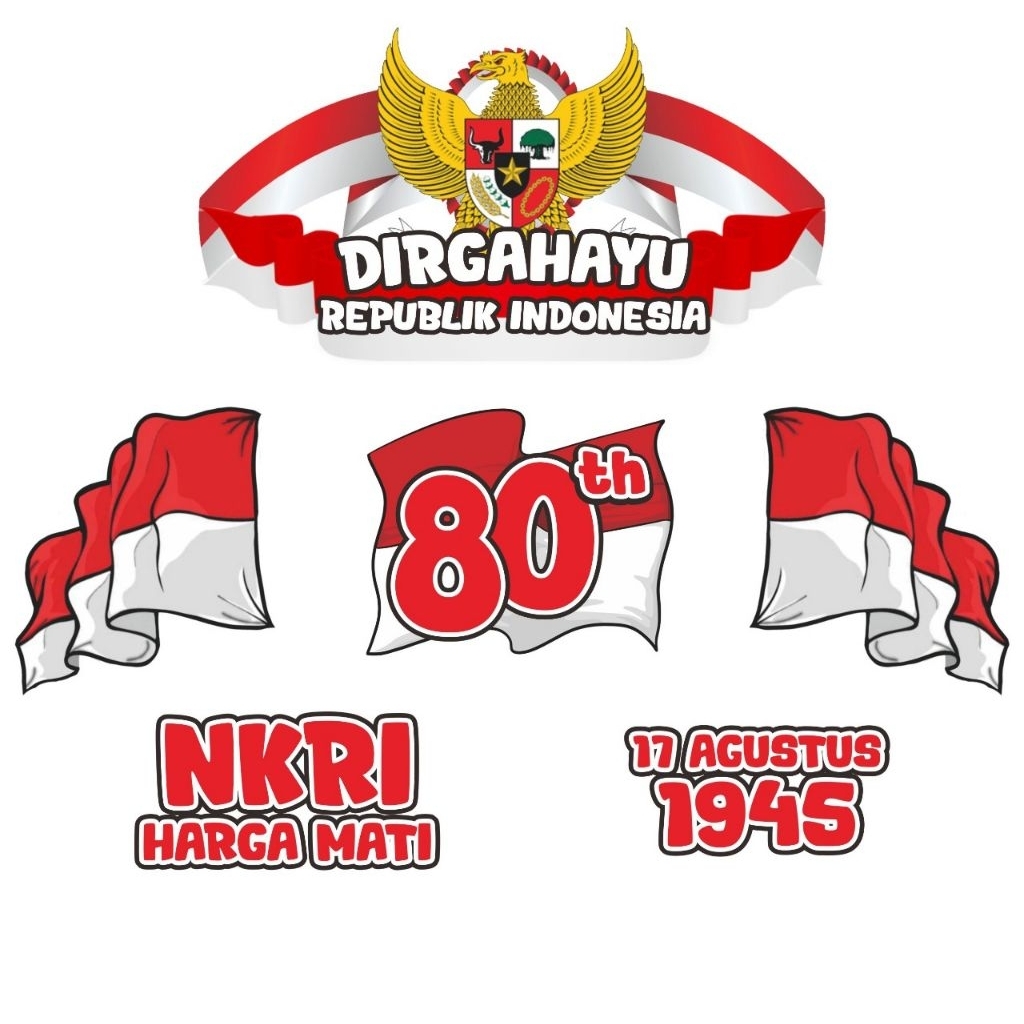 Jual Topper Cake HUT RI - Hiasan Kue Dirgahayu Republik Indonesia ...