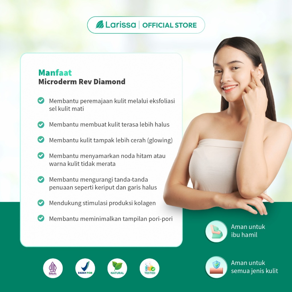 Jual Microderm Rev Diamond Treatment Perawatan Wajah Larissa Aesthetic ...