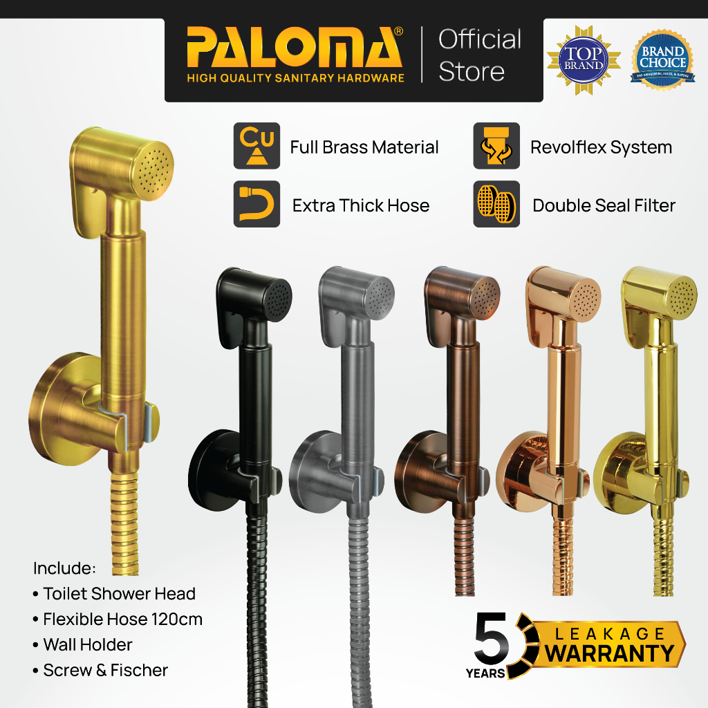 Jual PALOMA TSP Full Brass Toilet Shower Jet Washer Bidet Cebok Kloset ...