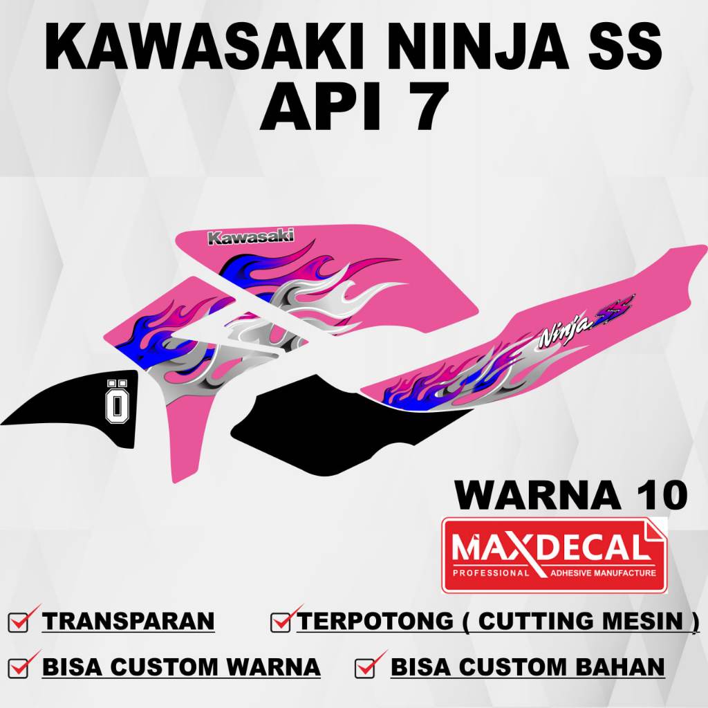 Jual Stiker Ninja SS / Striping Ninja SS / Sticker Striping Decal Ninja ...