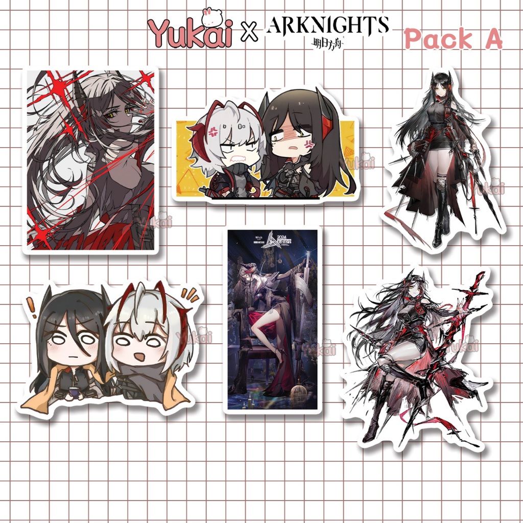 Jual Stiker Ines Arknights Premium - Sticker Pack Anime Waterproof ...