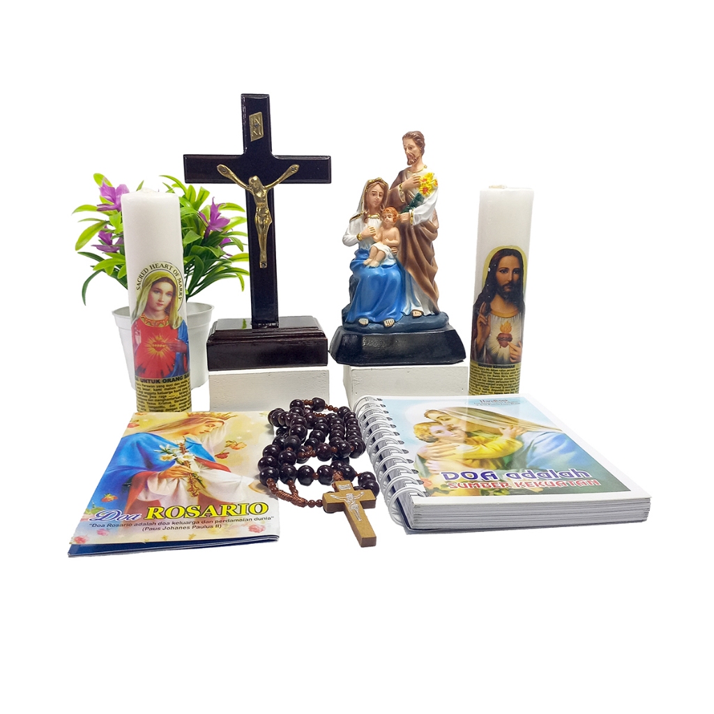 Paket Doa Keluarga Katolik / Perlengkapan Doa Rumah Tangga Katolik 2