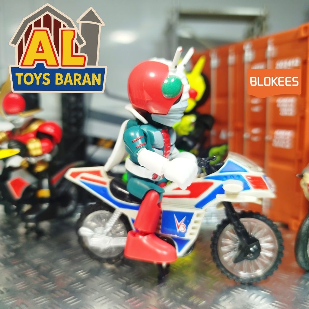 Jual Bandai The Rider Machine Vol 2 1 New OFC Segel Kamen Rider V3 ...