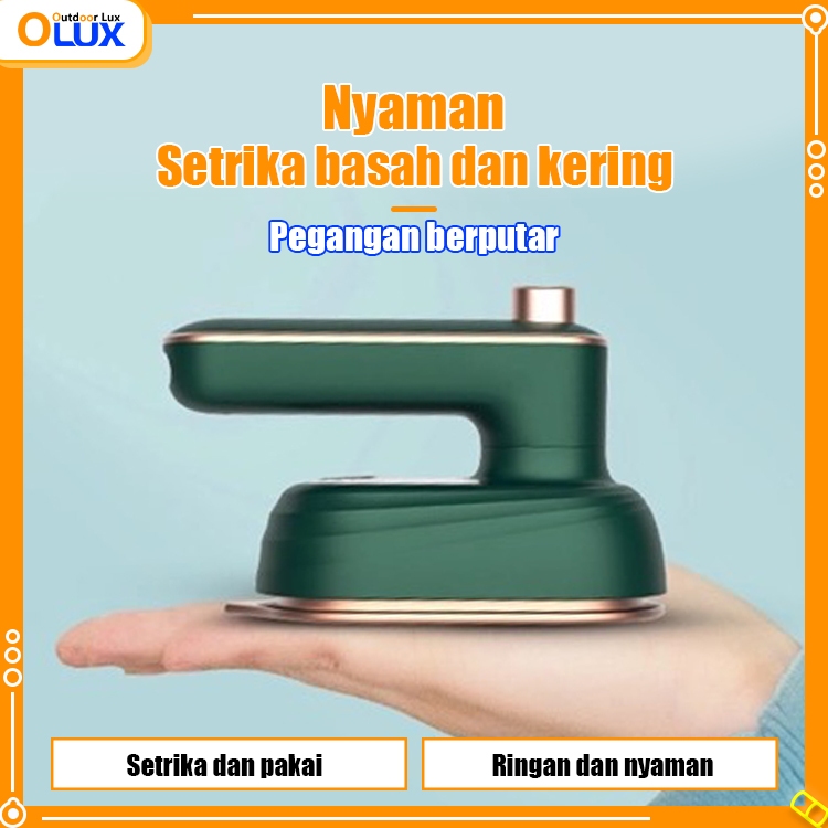 Jual OLUX Setrika Listrik Portabel Genggam, Mesin Setrika Pakaian Uap