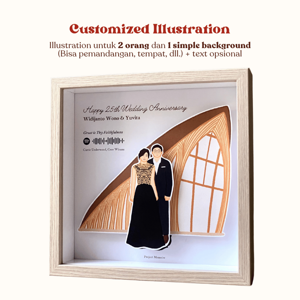 Jual [Scenery Frame] Custom Illustration with Scenery Frame - Storia ...