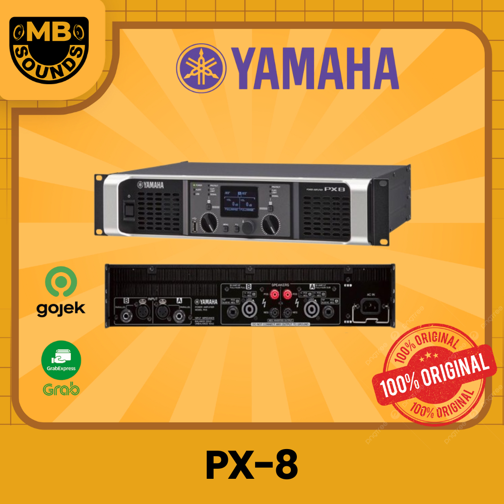 Jual Yamaha PX8 / PX-8 / PX 8 Power Amplifier ORIGINAL | Shopee Indonesia
