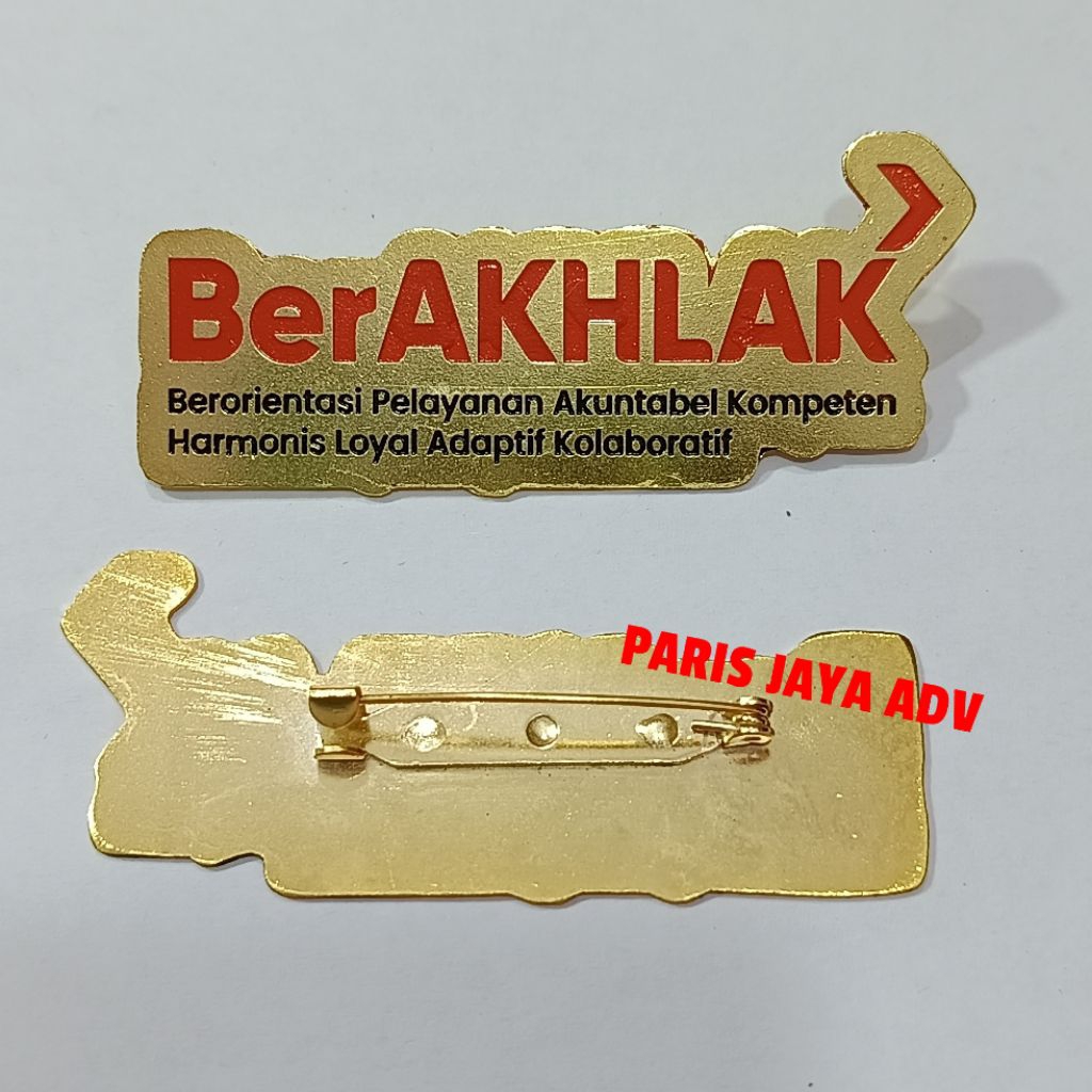 Jual Pin ASN BerAKHLAK kuningan model terbaru | Shopee Indonesia