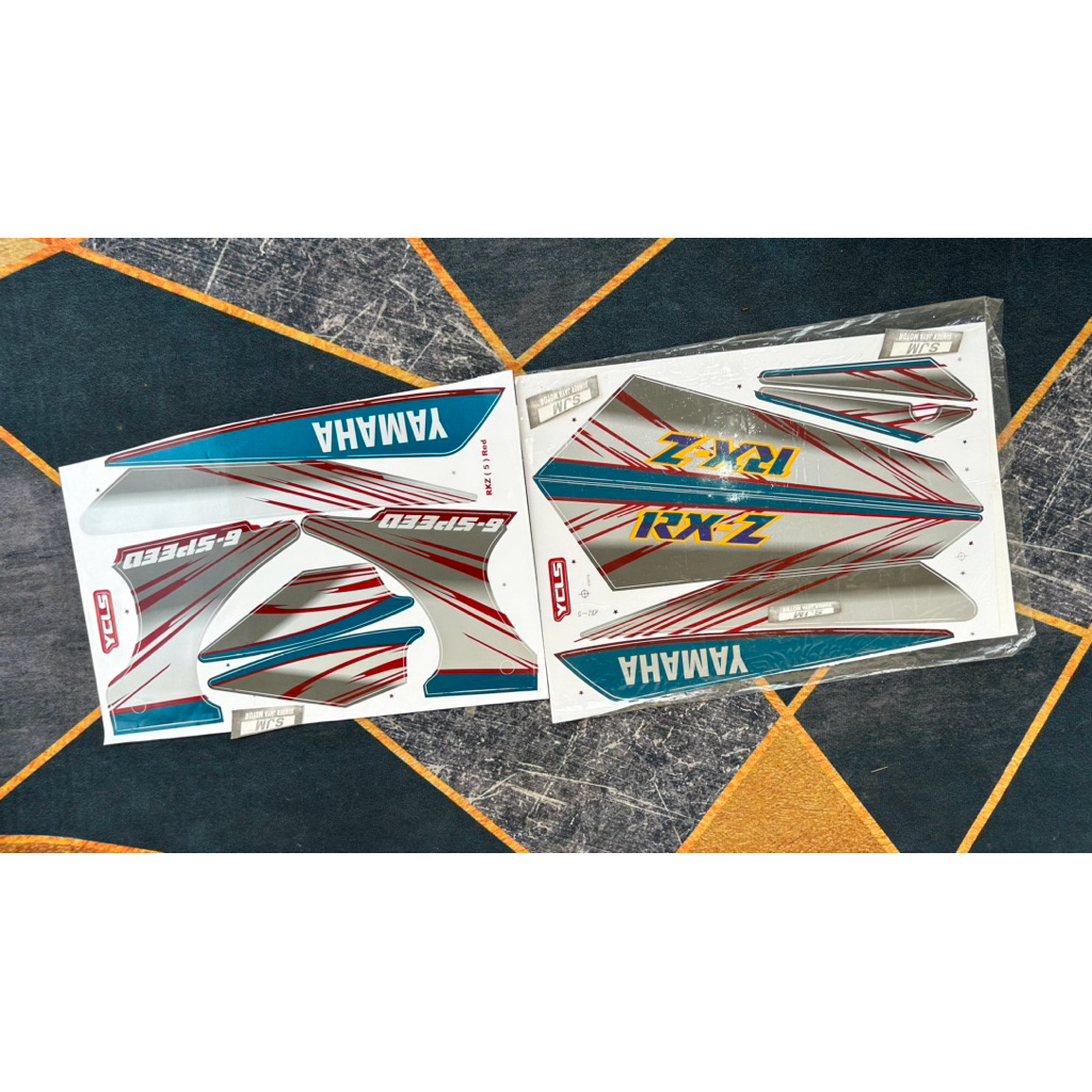 Jual STIKER BODY RXZ LAMA. STRIPING BODY YAMAHA RXZ MILE WARNA MERAH ...