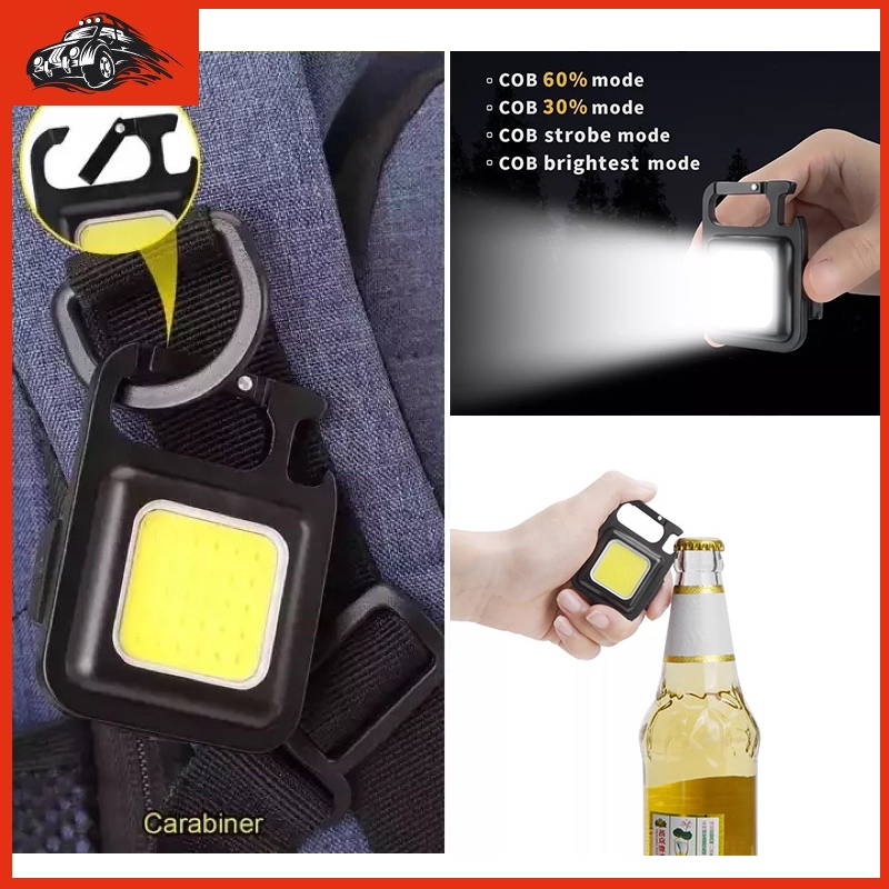 Jual Senter Mini Lampu Led Light Gantungan Kunci Tahan Air Opener Botol ...