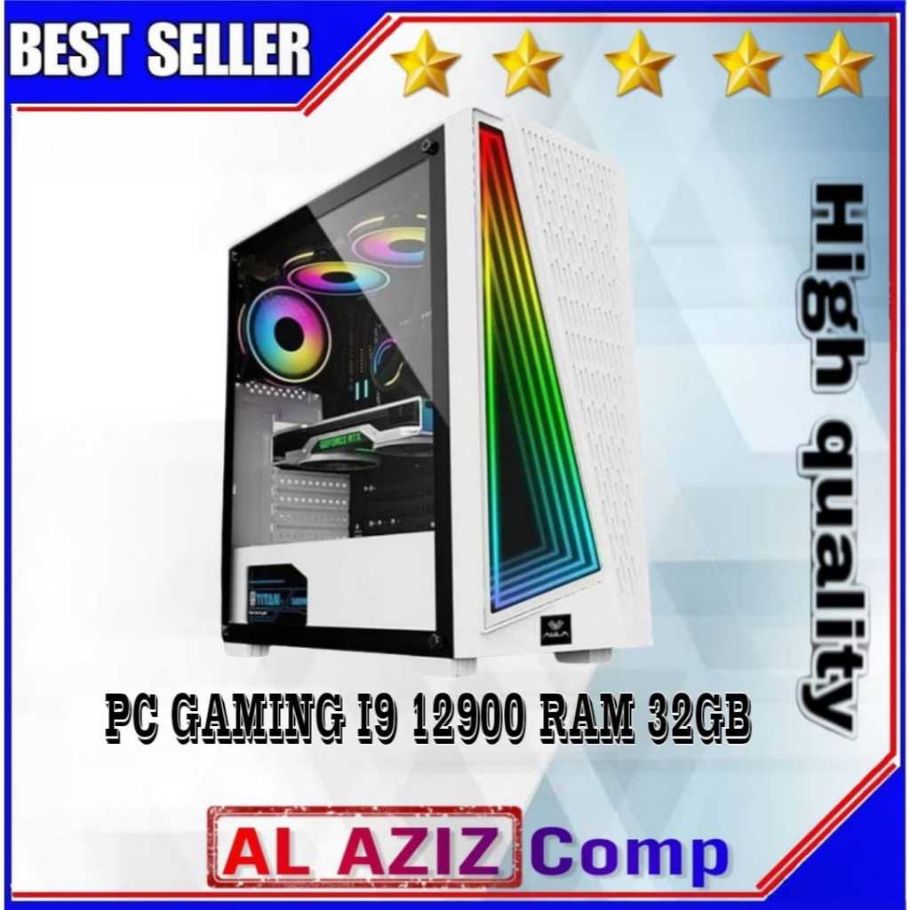 PC Gaming Editing i9 12900 32GB NVME 512GB Murah Bergaransi