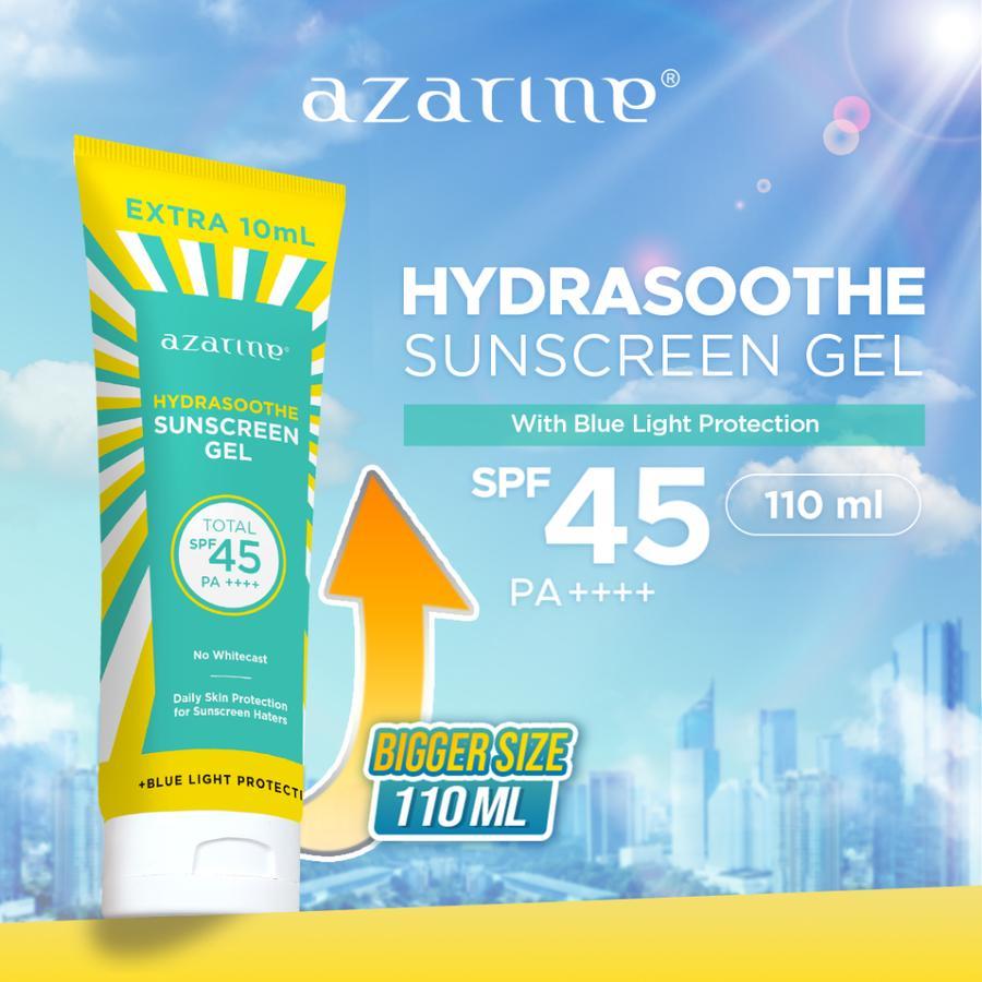 Jual Azarine Hydrasoothe Sunscreen Gel SPF45 PA++++ | Shopee Indonesia