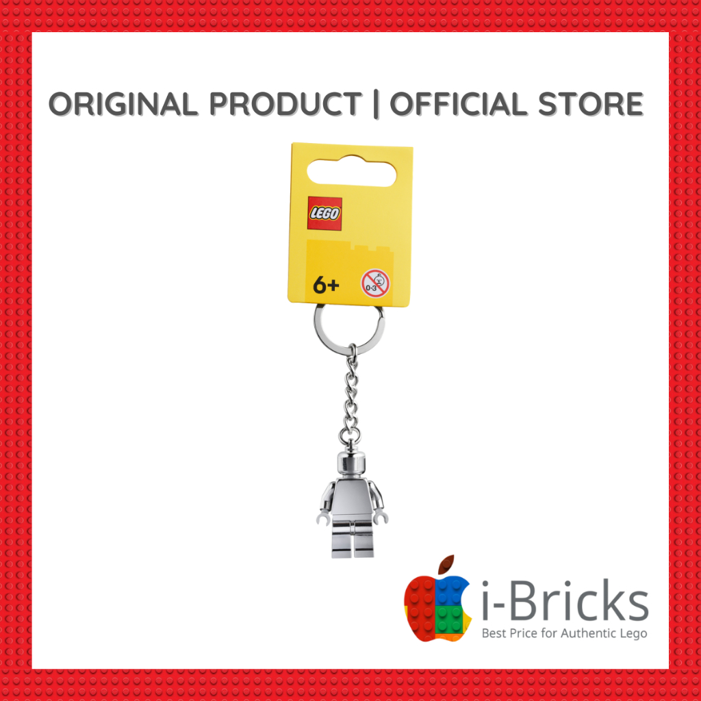 Jual Lego keychain 854305 Silver Minifigure | Shopee Indonesia