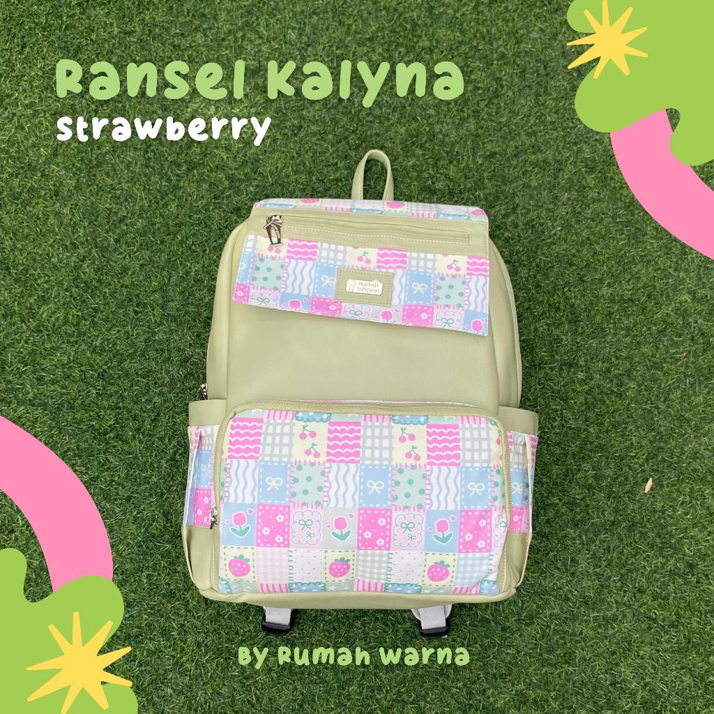 Jual RUMAH WARNA Tas Ransel Wanita Tas Ransel Motif Tas Sekolah Wanita ...