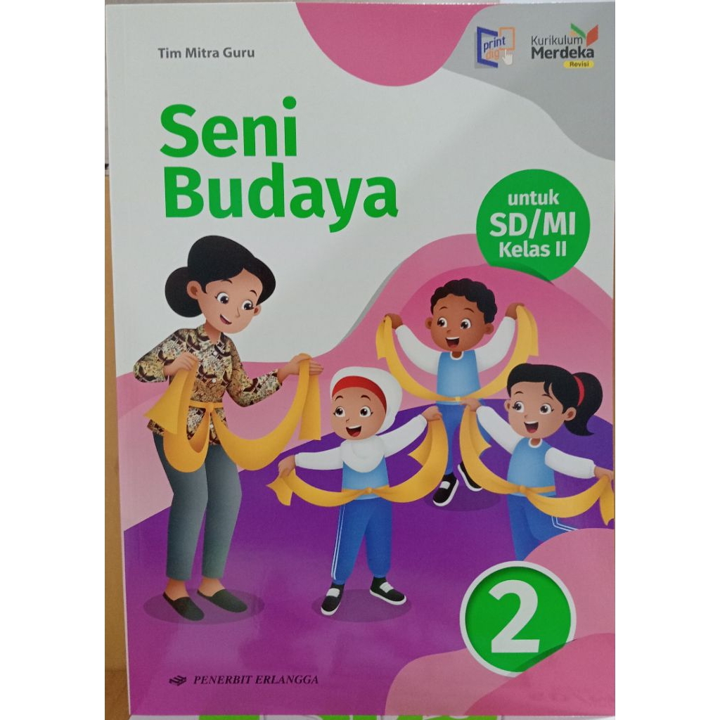 Jual Original Seni Budaya SD Kelas 1 2 3 4 5 6 Kurikulum Merdeka Revisi ...