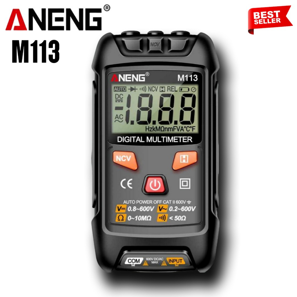 Jual Aneng M113 Multitester Digital Multimeter Portable NCV 1999 Count ...