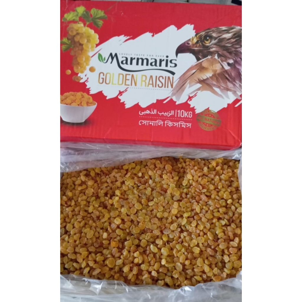 Jual Golden Raisins India Kismis Emas 1 kardus 10 kg | Shopee Indonesia
