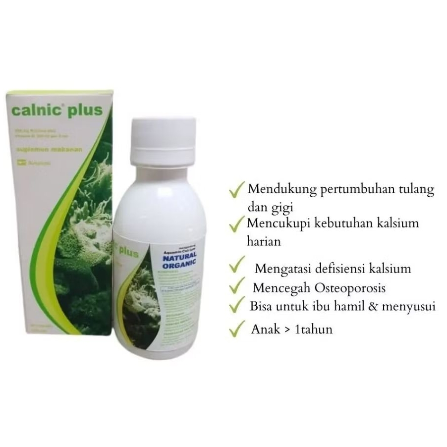 Jual CALNIC PLUS Sirup 100ML | Shopee Indonesia