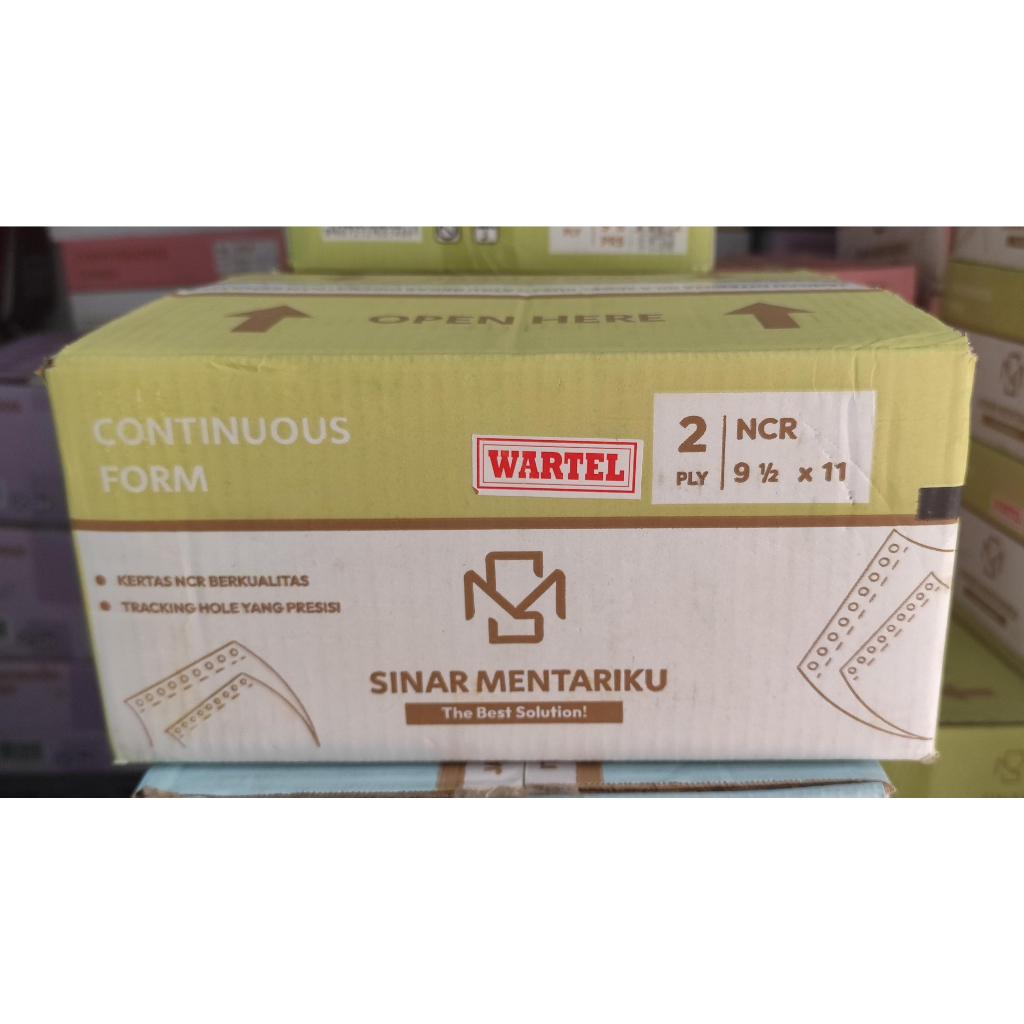 Jual 2 Ply Warna Kertas Continuous Form Sinar Mentariku 9 1/2