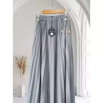 Rok Plisket Rok Plisket Premium Rok Rania Plisket Premium Rok Plisket Variasi Saku Kancing