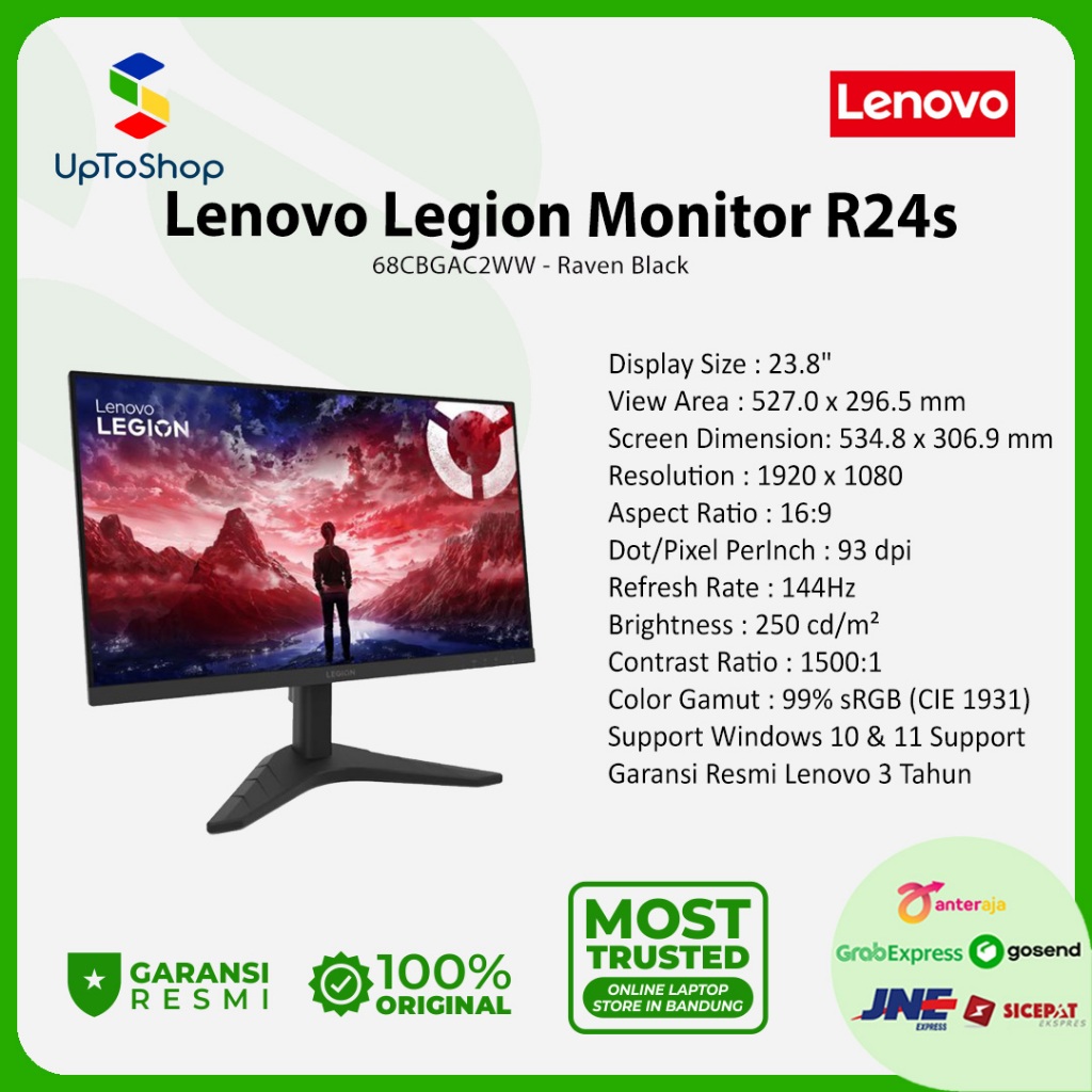 Jual Lenovo Legion Monitor R24s 23.8