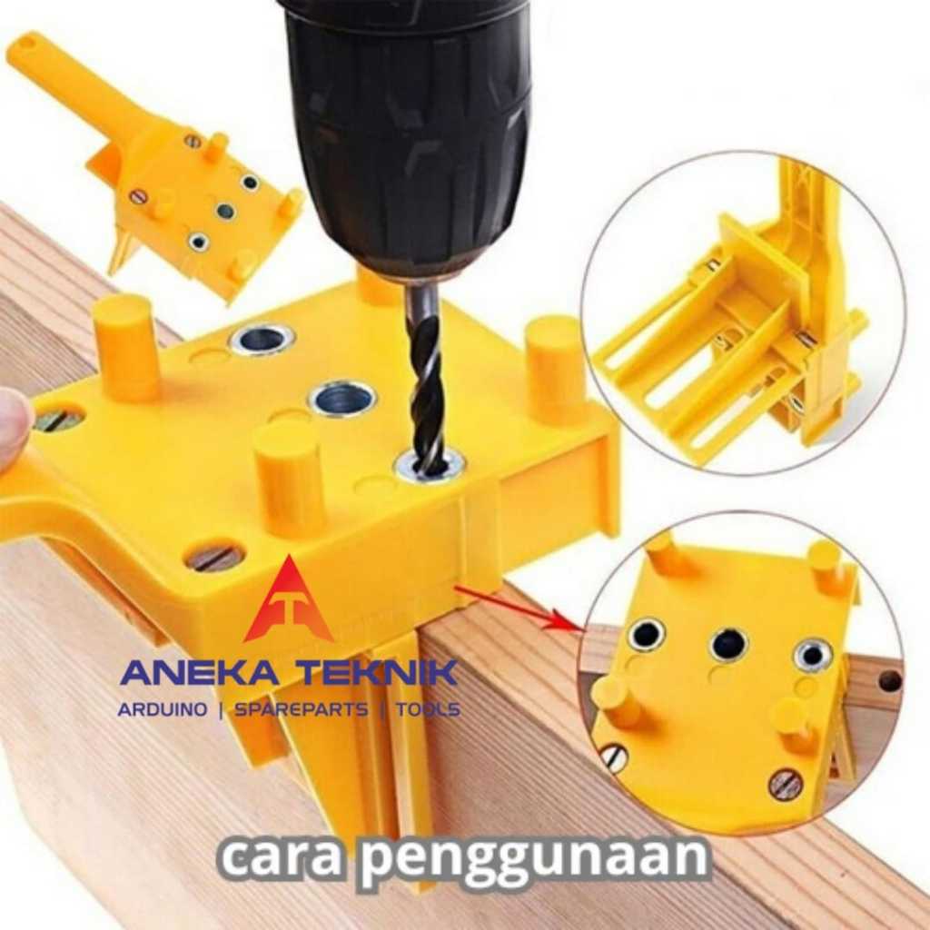 Jual Alat Bantu Bor Lurus Vertikal / Pelubang Quick Jig Dowel Locator ...