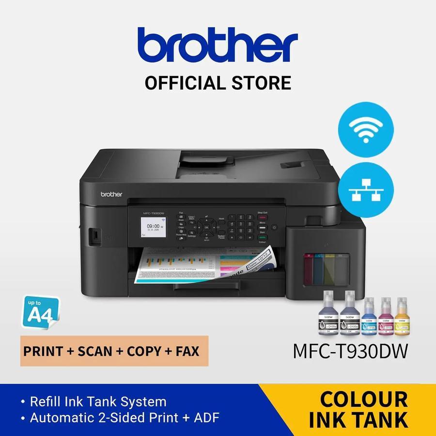 Jual Printer Brother MFC - T930DW Inktank Multifungsi Print Scan Copy ...