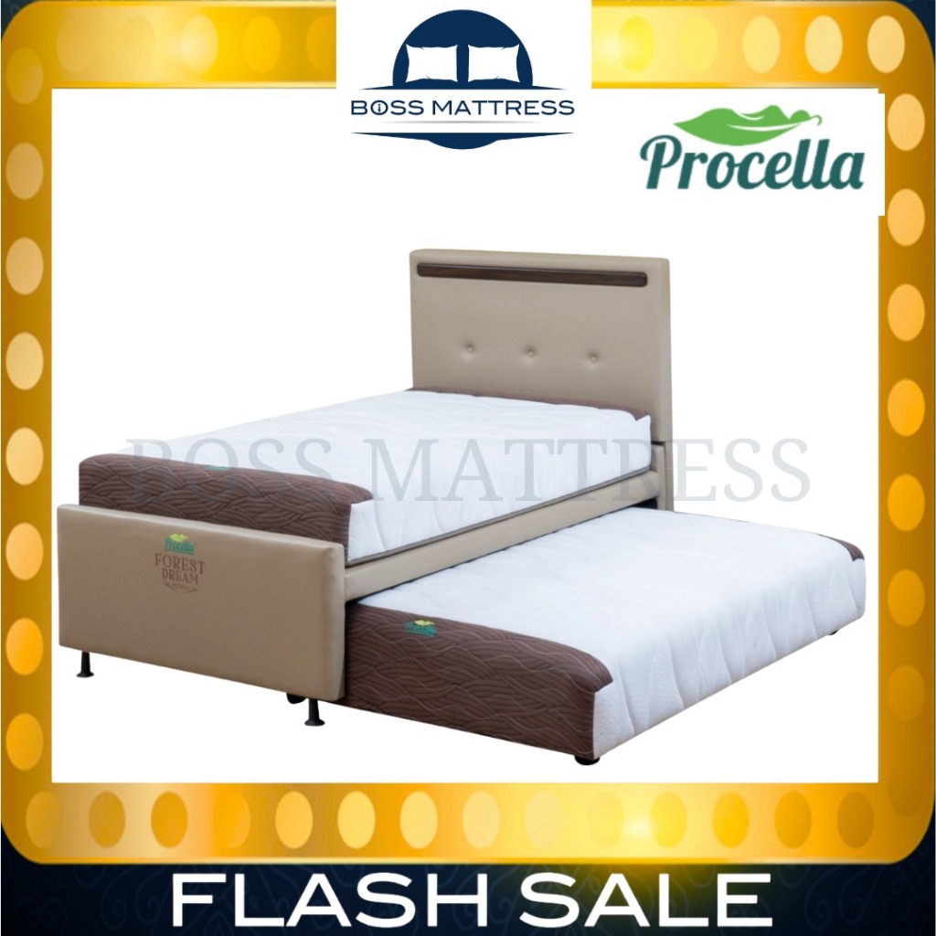 Jual PROCELLA SpringBed Sorong 3 in 1 FOREST DREAM ( Full SET ) 100x200 ...