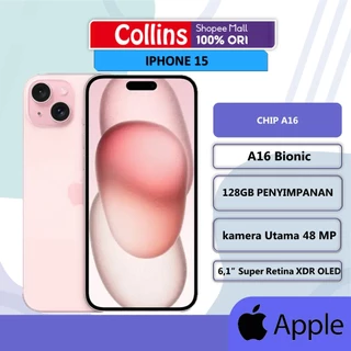 𝐢𝐏𝐡𝐨𝐧𝐞 15 128gb / 256gb Garansi Resmi - 13/14/15 NEW SEGEL GREEN PEEL