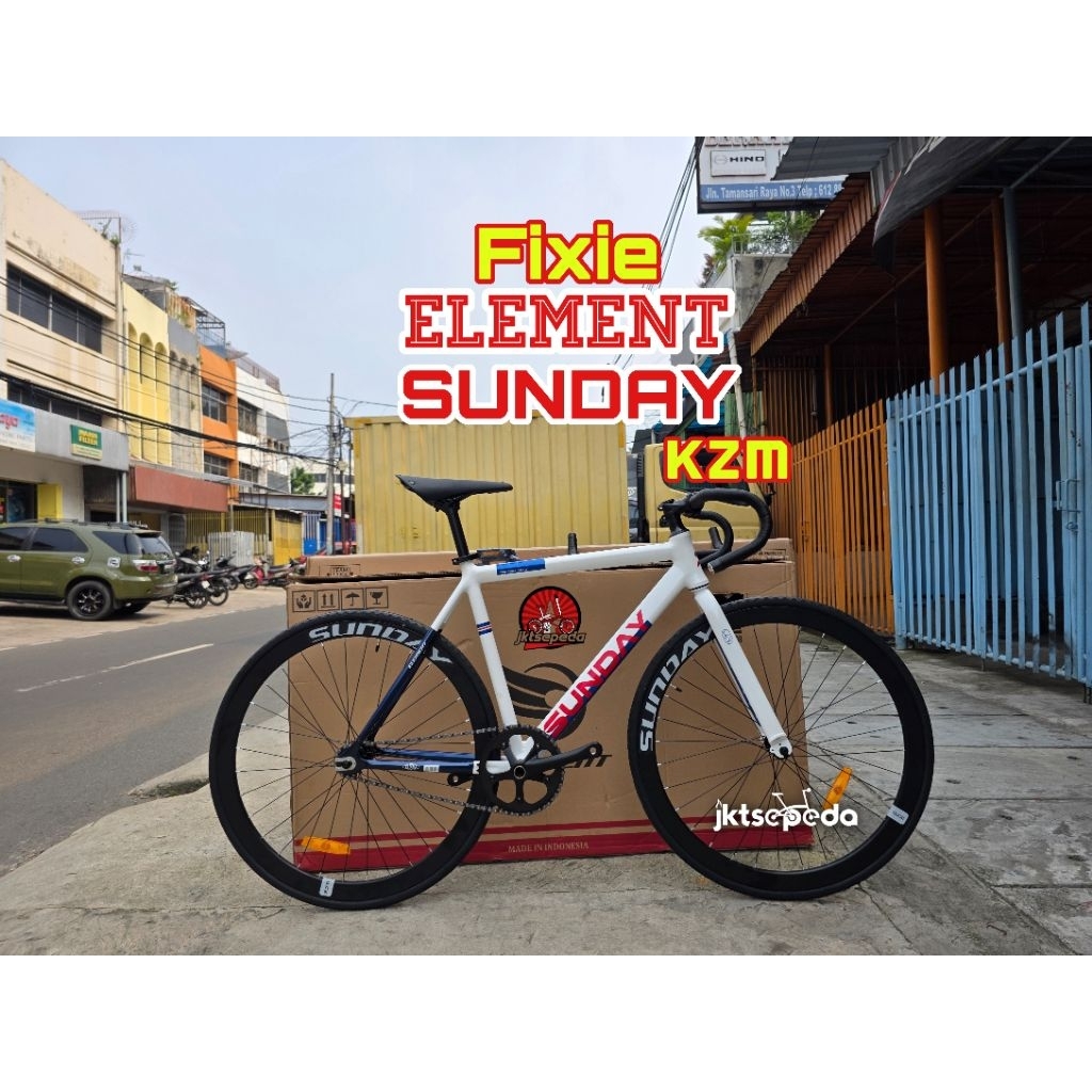 Jual Sepeda Fixie ELEMENT KZM FX SUNDAY Bullhorn | Shopee Indonesia